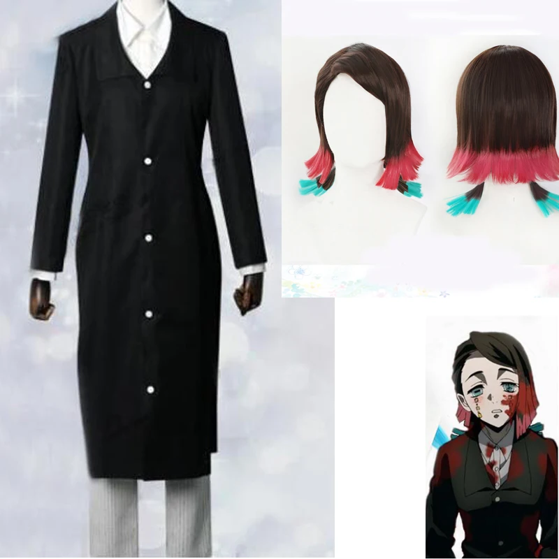 Anime Demon Slayer: Kimetsu nu Yaiba Enmu Cosplay Costum făcut la comandă