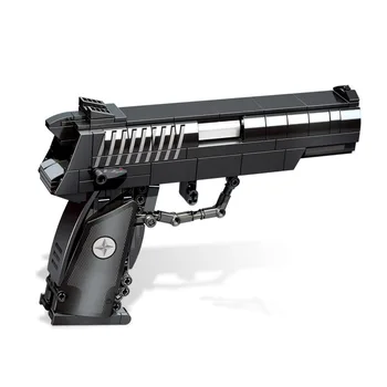 429Pcs Armă Militară 92 Pistol Automat Glock Pistol SWAT Blocuri Kit Model de Joc de Fotografiere de Asamblare Cărămizi Jucarii Baieti Cadou 0