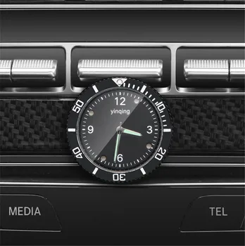 42MM Masina Ceas Atmosferă de Lumină Automobile Interne Pe Stick Mini Ceas Digital Mecanica Cuarț Ceasuri Auto Ornament 2
