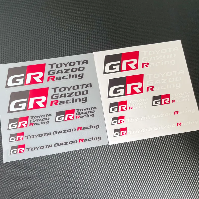 Pentru Toyota HV YARiS, Corolla Camry RZ RC RS Prius Masina Decor Geam Lateral GR Gazoo Racing Logo-ul caroserie Portbagaj Autocolant Accesorii