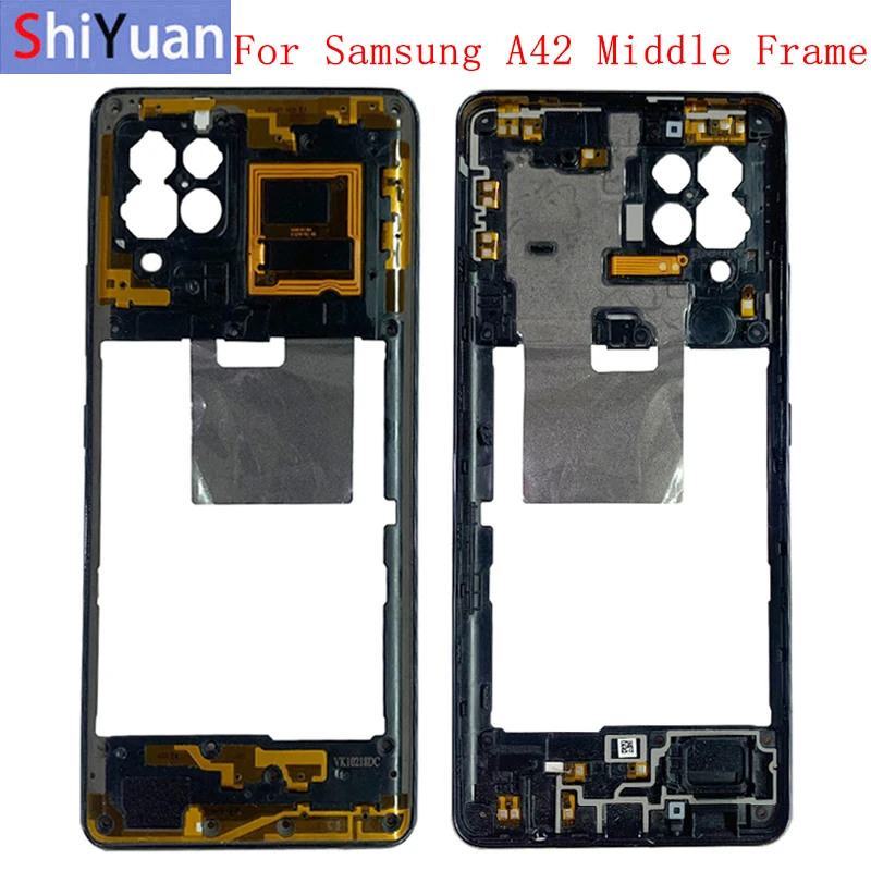 Carcasa Mijloc Rama de Telefon Pentru Samsung A42 5G A426 Centru de Sasiu Capac cu Butoane de Reparare Parte