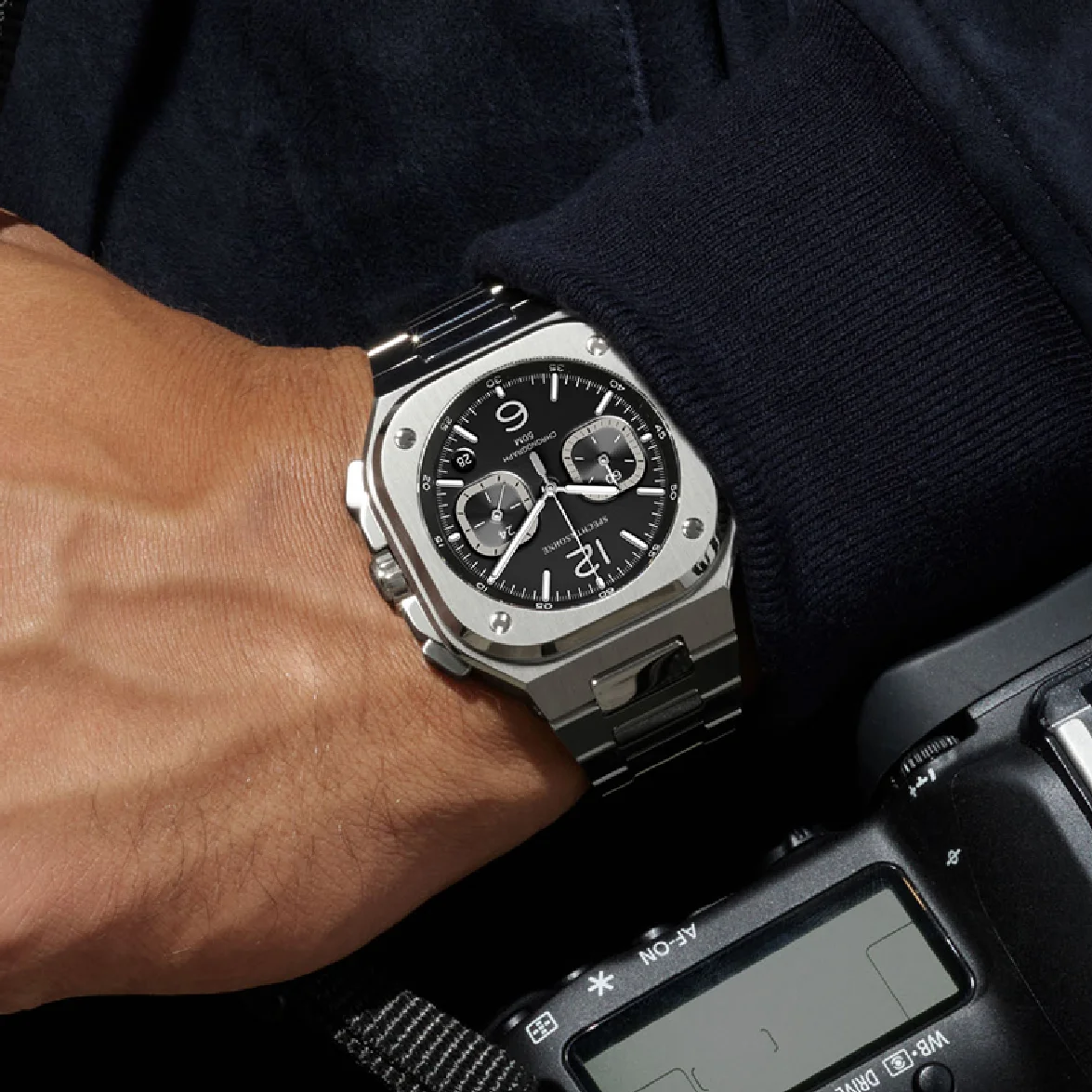 Reloj Hombre Cauciuc Negru Ceas Pătrat Barbati Top Brand de Lux Cronograf Militare Cuarț Ceas pentru Om Impermeabil Ceas Luminos