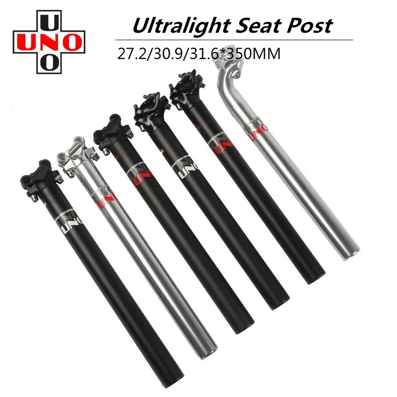 UNO SP-619 27.2/30.9/31.6*350mm Aliaj de Aluminiu Mountain Bike Seat Post Ultralight Seatpost Piese de Bicicletă