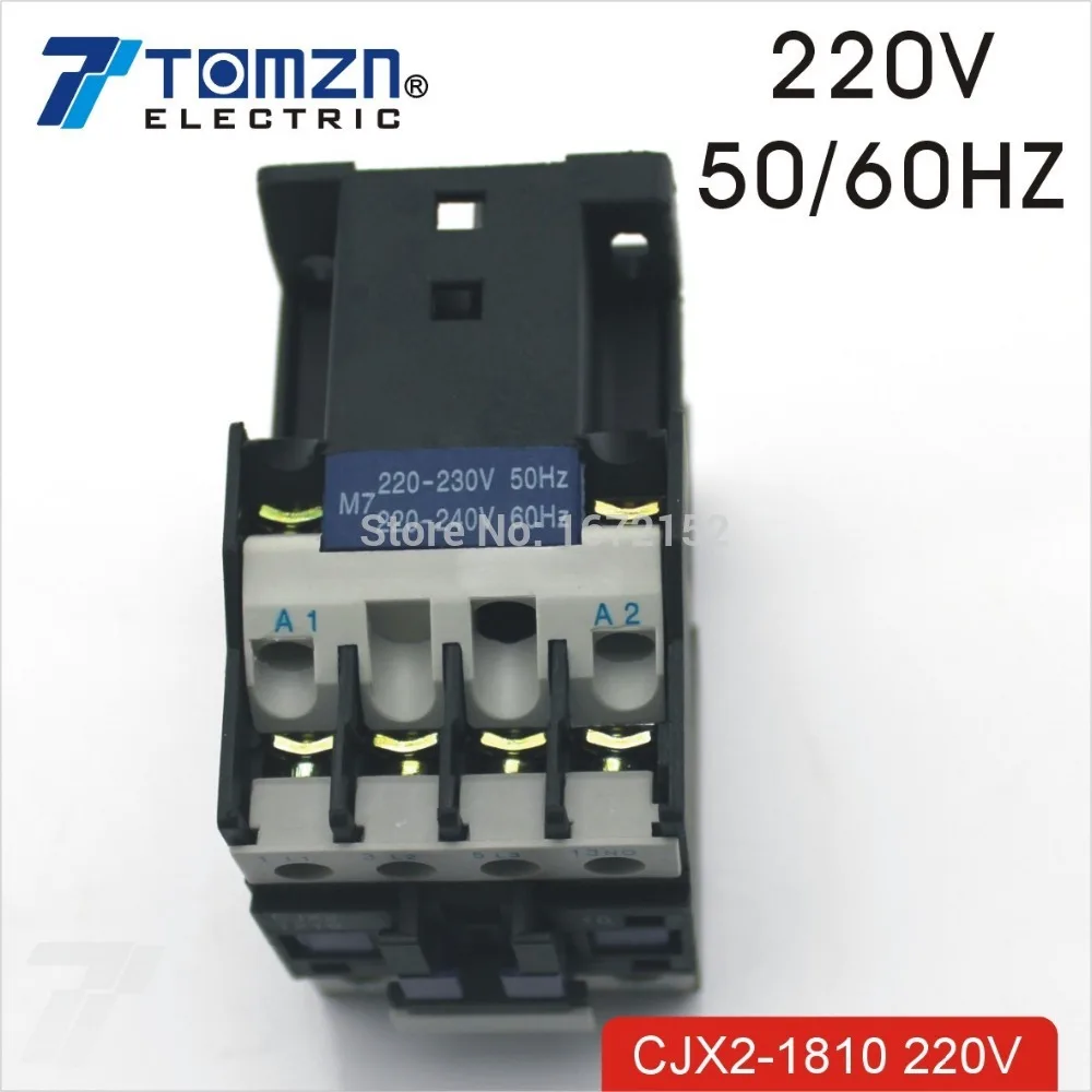 CJX2 1810 AC contactor LC1 18A 220V 50HZ/60HZ 1
