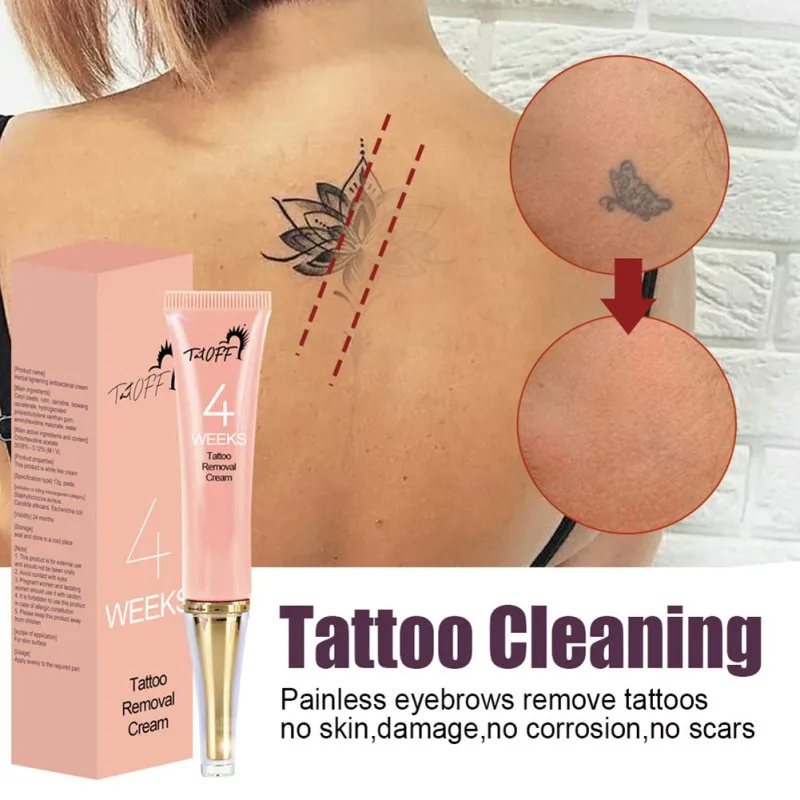 13g Semi-Tatuaj Demachiant Crema de Ștergere Tatuaj Hidrata Pielea în condiții de Siguranță Remover Gel Non Durerea Pentru Durere Îndepărtarea Tatuajelor 2