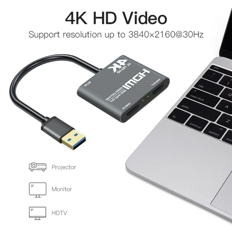 1080P 60fps Buclă de Radiodifuziune 4K HDMI, USB3.0 Card de Captura Video Conferencing G99B 4