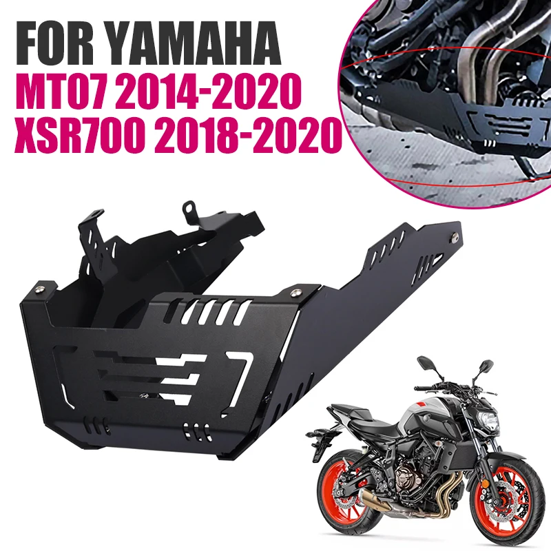 Pentru Yamaha MT 07 MT07 XSR700 XSR 700 2019 2020 Motocicleta Șasiu Plăci Antiderapante Sub Motor Bază de Paza Burta Pan Capacul Protector