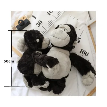50cm de Animale de Pădure Gorilla Pluș Jucărie Perna Kawaii Umplute Papusa Mare de Copii Însoțească Flully Jucărie Pentru Prietenii Copil Peluch Cadou 4
