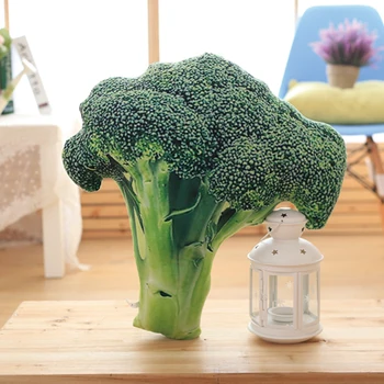 50cm Simulare Creatoare de Legume jucărie de Pluș Broccoli Cartofi Umplute Moale Vegetal Perna Pentru copii cadouri de Craciun 2