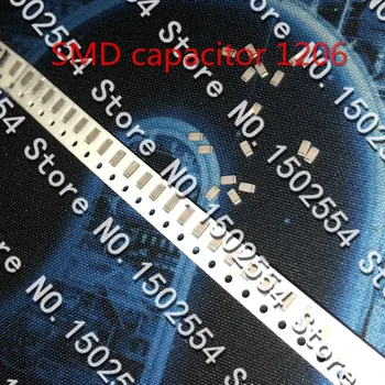 50PCS/LOT condensator ceramic SMD 1206 334K 0.33 UF 330NF 50V X7R 10% original non-polar