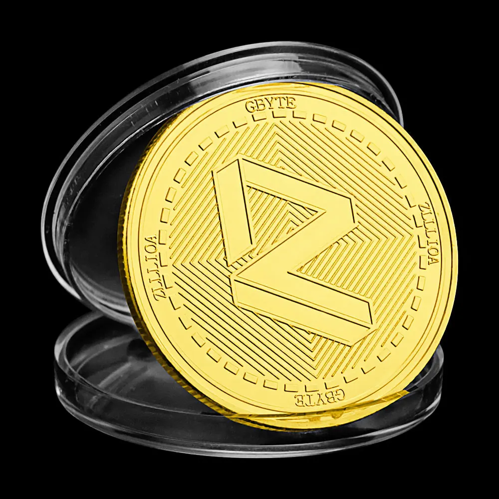 Byteball Cryptocurrency Monedă Punctul Fizice Crypto Monede Placate cu Aur Cadou Suvenir Non-valută Monedă Comemorativă