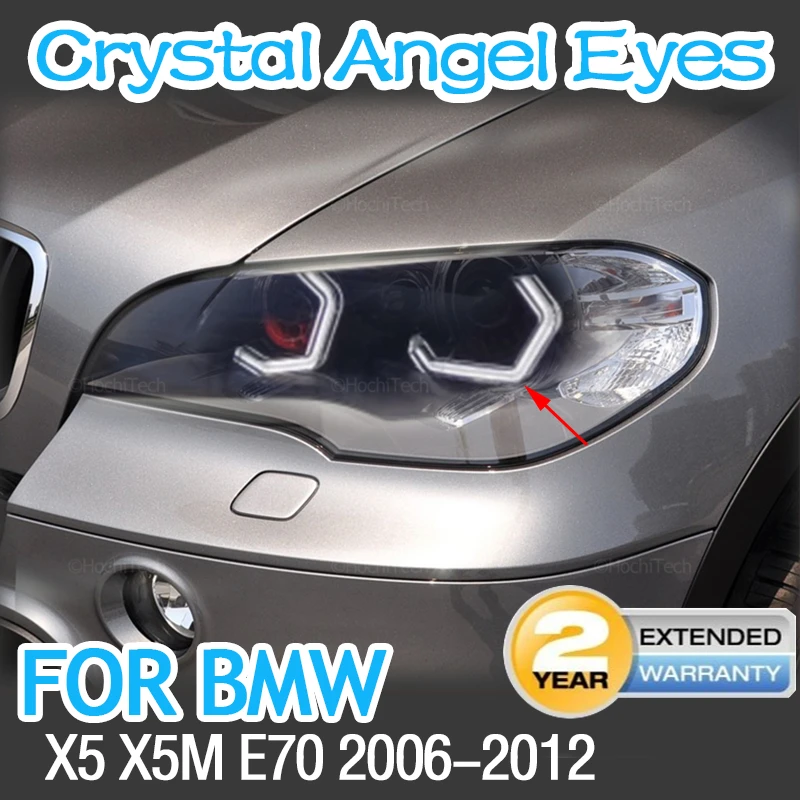 pentru BMW X5 X5M E70 2006-2012 Accesorii Auto Ultra Luminos M4 stil de Zi Ochi de Inger de Lumina