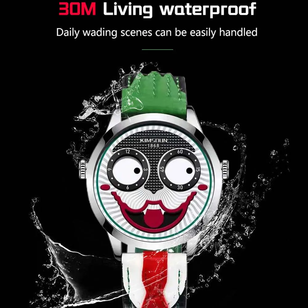 2022 Nouă Personalitate Joker Mens Ceasuri de Lux de Top 30M Impermeabil Sporturi Ceas de Moda Clasic Complet din Oțel Inoxidabil AAA Ceasuri 2