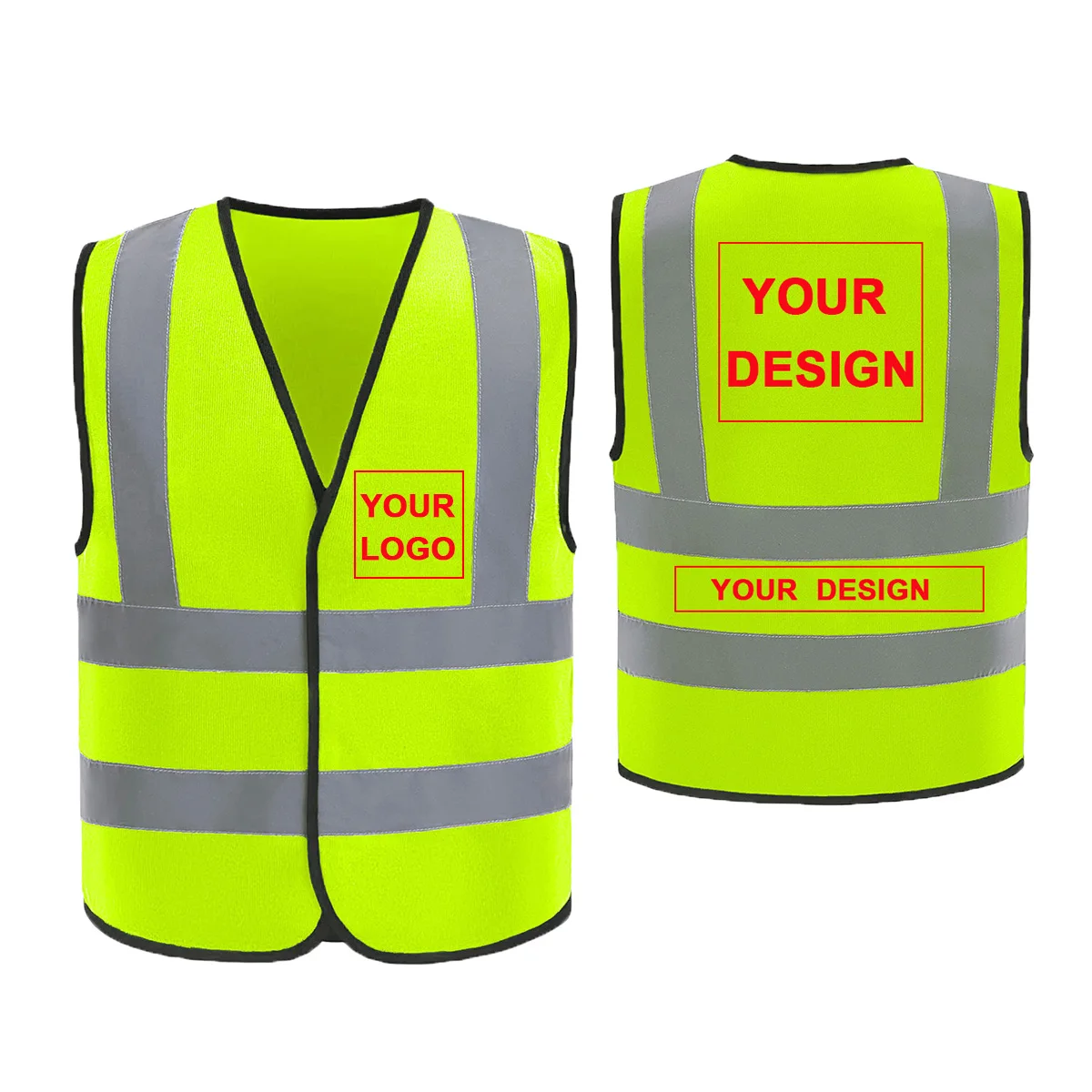 Vestă de siguranță Separatiste Fluorescent Reflectorizante Mare Vizibilitate fără Mâneci Adulți Neon haine de Lucru Traficul de Construcție și Voluntariat