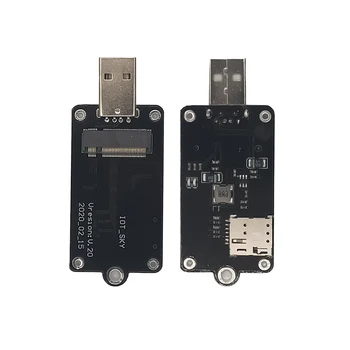 5Pcs/2 buc M. 2 unitati solid state să USB 4G modulul adaptor evk bord cu Nano SIM slot pentru EM12-G EM05 EM06-E EM160R-GL SIM7600G-H-M2