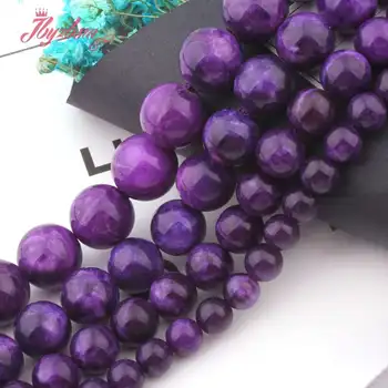 6.8.10 mm Rotund Neted Charoite Jades Violet Angelite Piatra Margele pentru DIY Accesorii Farmecul Brățară Colier Bijuterii de Luare de 15