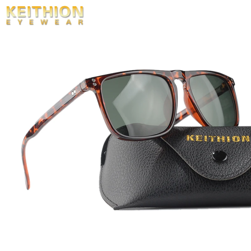 KEITHION Unisex Polarizate Retro Clasic Trendy ochelari de Soare Elegante pentru Barbati Femei Conducere ochelari de Soare：100% UV Blocarea