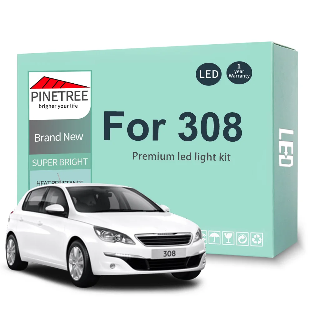 Led-uri Lumina de Interior Kit Pentru Peugeot 308 I II CC 2007-2014 2015 2016 2017 2018 2019 2020 Becuri LED Canbus fara Eroare
