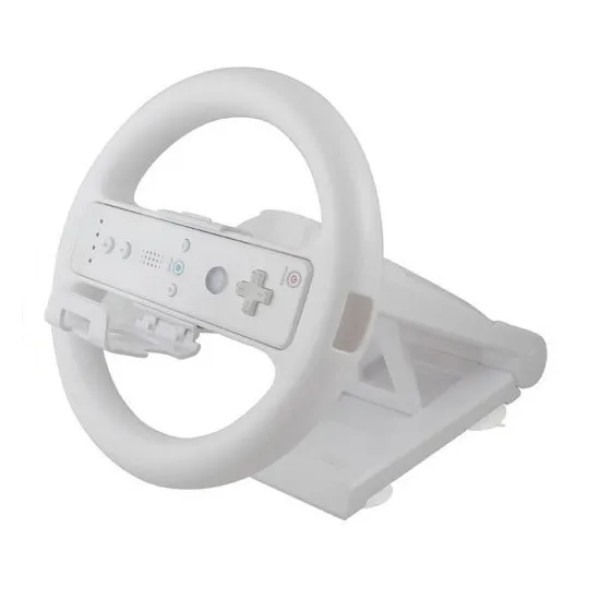 Pentru Nintend Consola Wii Controler de Joc Accesoriu Alb Multi-unghi Axei Mari o Joc de Curse Volan + Suport Dock de Bază