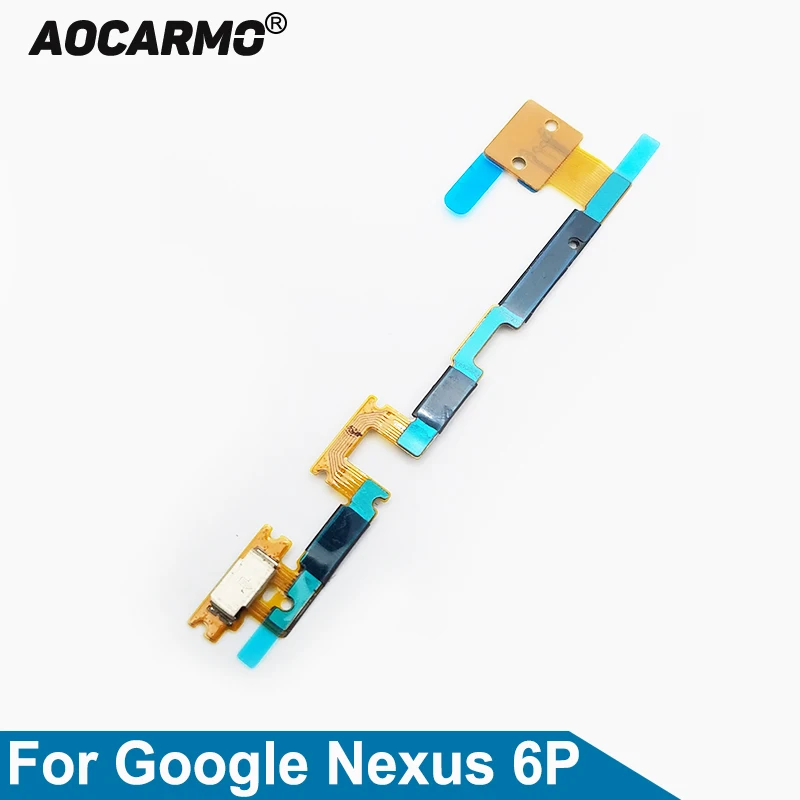 Aocarmo Putere Pe/de Pe Butonul de Volum Camera de Taste Laterale Cablu Flex Pentru Huawei Pentru Google Nexus 6P H1511 H1512