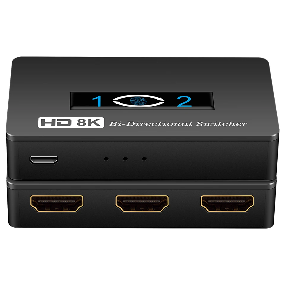 HD-Compatibil Splitter HD 4K 8K 1x2/2x1 Conectorului Comutatorului 2 in 1 HD Converter-Compatibil Switcher Pentru PS4 Xbox TV BOX 2