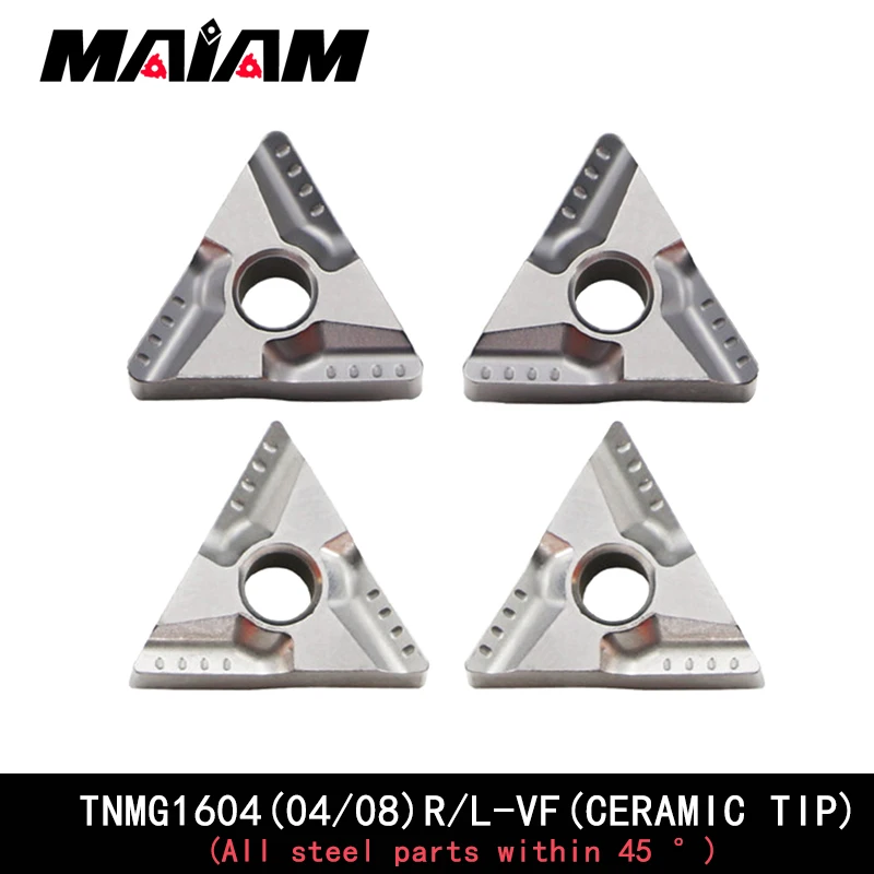 TNMG160404 TNMG160408 triunghiular cioplire Ceramice introduce prelucrare dur TNMG1604 pentru măcinare din oțel Inoxidabil,aluminiu 0