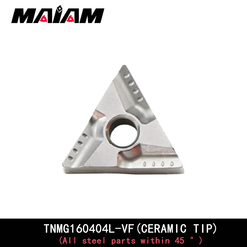 TNMG160404 TNMG160408 triunghiular cioplire Ceramice introduce prelucrare dur TNMG1604 pentru măcinare din oțel Inoxidabil,aluminiu 1