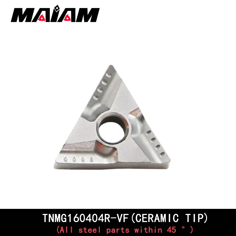 TNMG160404 TNMG160408 triunghiular cioplire Ceramice introduce prelucrare dur TNMG1604 pentru măcinare din oțel Inoxidabil,aluminiu 2