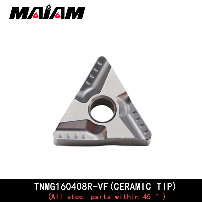 TNMG160404 TNMG160408 triunghiular cioplire Ceramice introduce prelucrare dur TNMG1604 pentru măcinare din oțel Inoxidabil,aluminiu 4