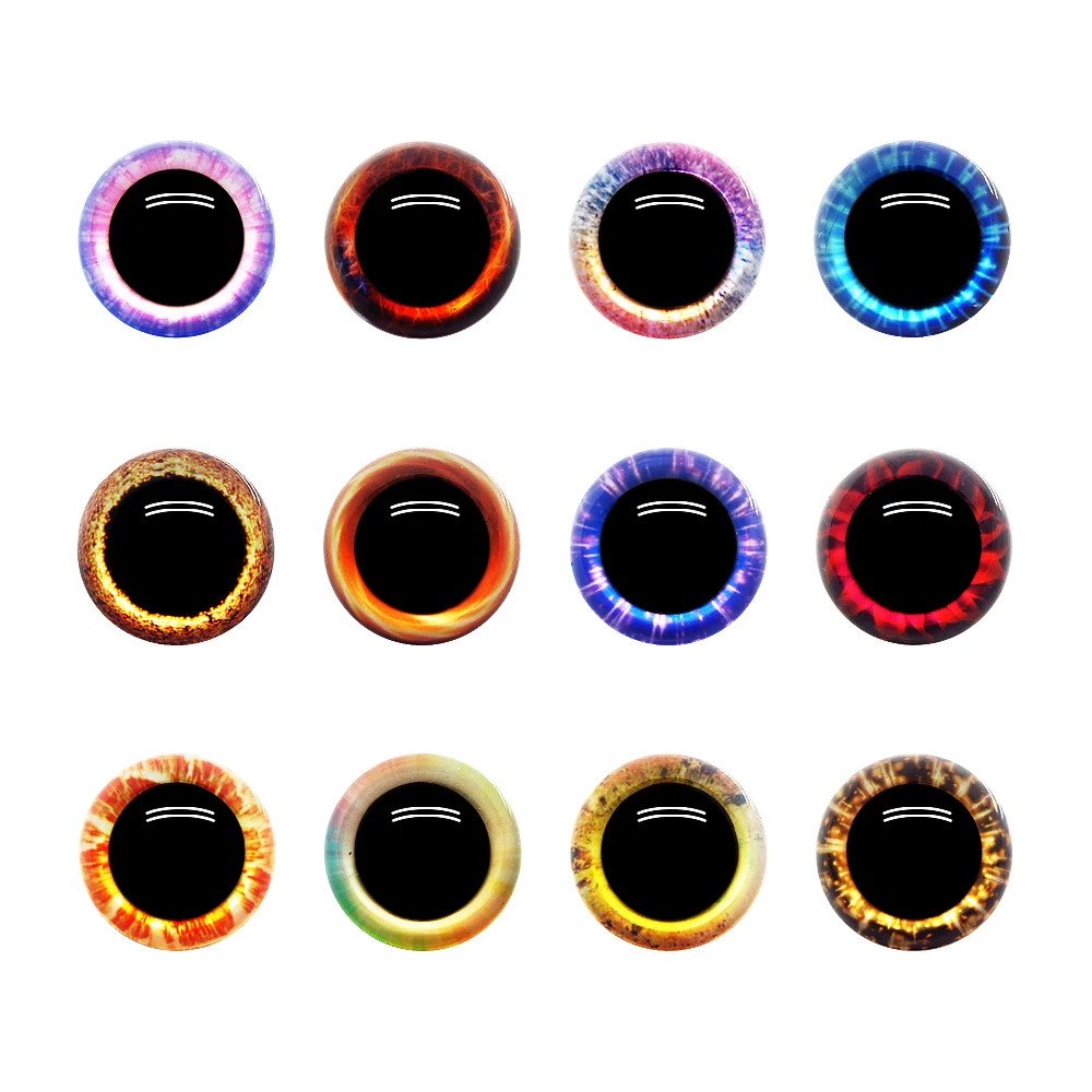 siguranța de plastic colorate ochilor de păpușă pentru Croșetat animale împăiate păpuși viclean Amigurumi ochi de Păpușă Jucărie de Pluș Jucărie accesorii