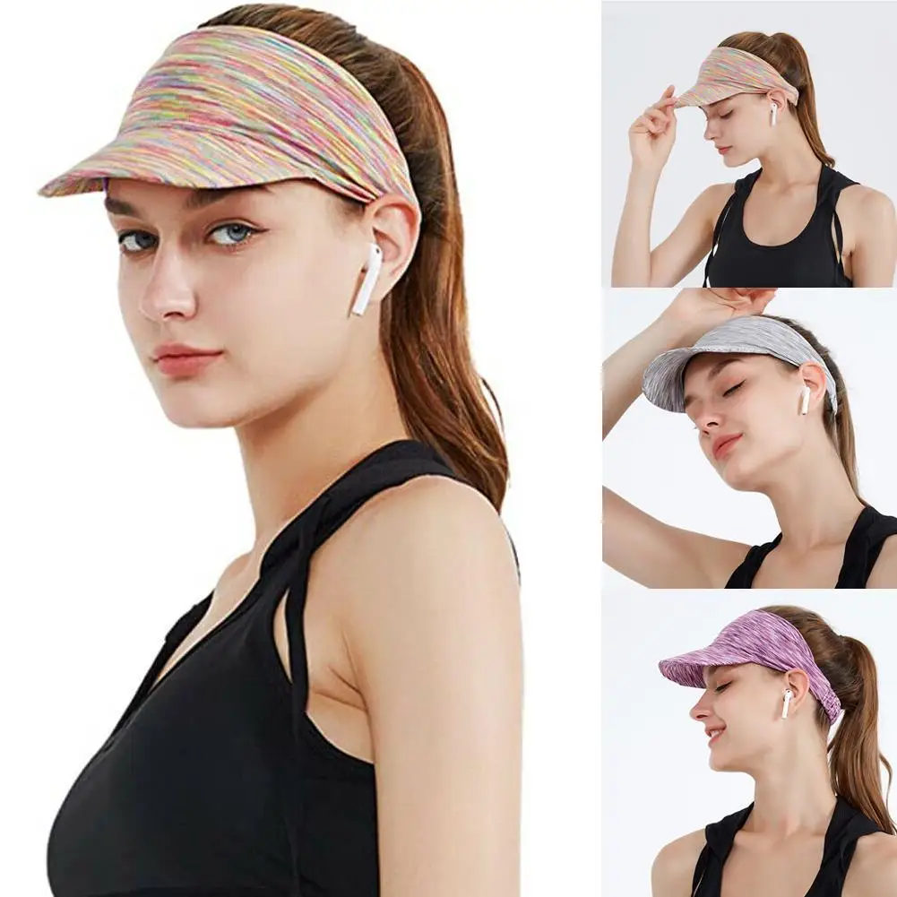 Vară De Protecție Solară Tie Dye Pălării Sport Casual Portabil Pliabil De Plaja Capace Iute Uscat Parasolar Pălării Pentru Femei Barbati Golf Tenis 0