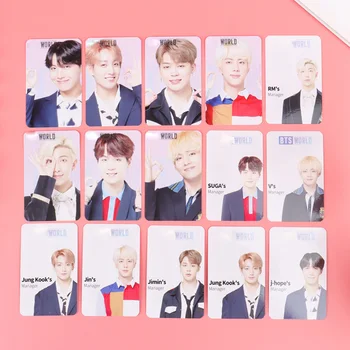 7PCS Kpop fără stăpân Copii Photocards Taehyung Jungkook Suga Jimin Lomo Carduri de Fotografii de IDENTITATE, Carte de Dragoste-Te Fan Cadou K Pop Accesorii