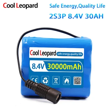 8.4 V Urgență DIY 18650 Baterie Litiu Pachet 2S3P 20AH 30Ah 40AH Pescuit LED Difuzor Bluetooth 7.4 V Baterie Litiu-Ion