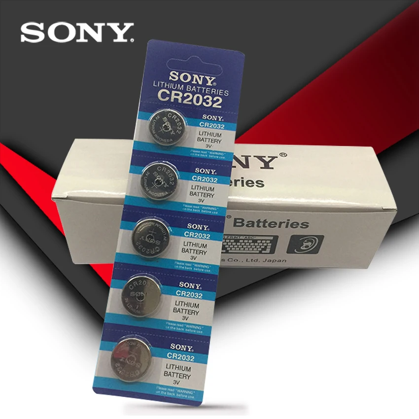 100buc/lot Original SONY cr2032 Buton Baterii 3V Monedă cu Litiu Baterie Pentru Ceas de Control de la Distanță Calculator cr2032 0