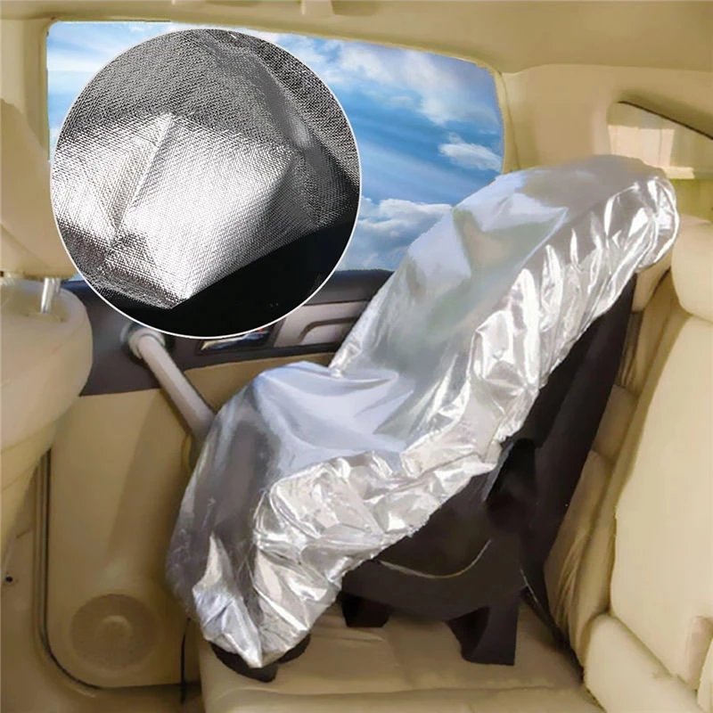 75x108cm Scaun Auto Baby Scaun parasolar Protector Pentru copii Copii de Folie de Aluminiu Parasolar UV Protector de Praf de Izolare a Acoperi 0