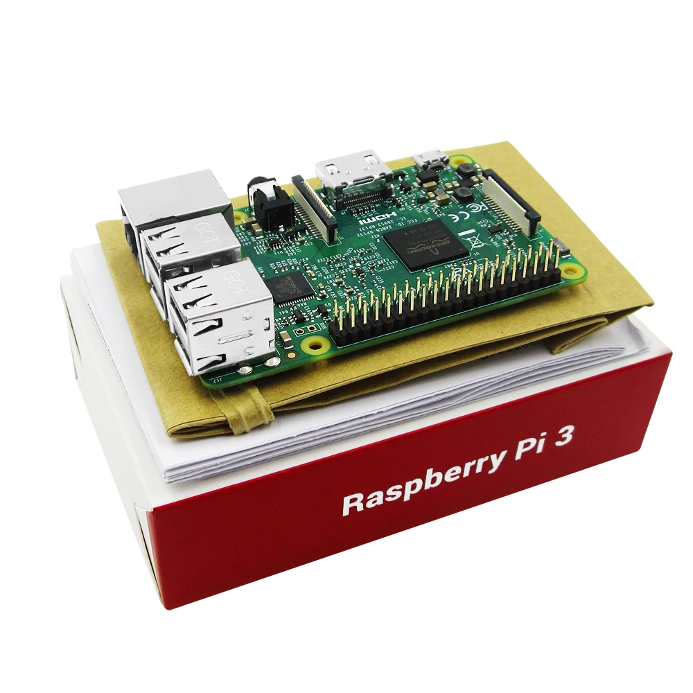 HAILANGNIAO 2016 Nou Element14 original Raspberry Pi 3 Model B Bord 1GB LPDDR2 BCM2837 Quad-Core Ras PI3 B,3B PI,PI 3 cu B 0