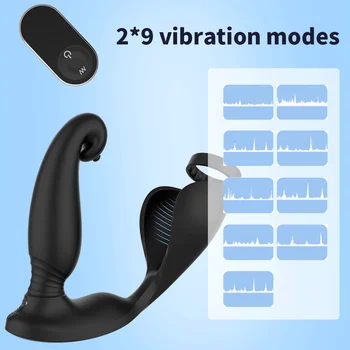 9 Viteze Vibratoare Penis Inel pentru Penis Vibrator Vibrator de Control de la Distanță Intarziere Ejaculare Montaj Inel de Blocare Jucărie Sexuală pentru Bărbați Ultimul Timp 2
