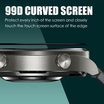 99D Curbat Full Capacul Protector de Ecran Pentru Huawei Watch GT 2 Pro 2e GT2 GT2e 46mm 42mm Ceasuri Inteligente de Protecție Moale Film 3