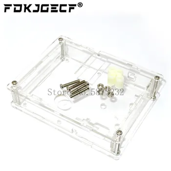 Acril Transparent Caz Coajă de Locuințe Pentru LCR-T4 Mega328 M328 Tranzistor Tester Capacitate ESR Metru DIY Kit