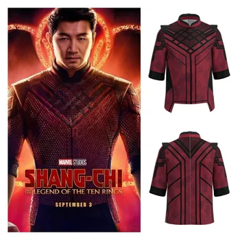 Adulți și copii Shanghai Chi și legenda celor zece inele super-erou roșu război costum Pulover film cosplay costum