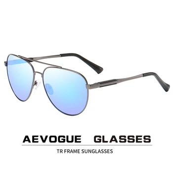 AEVOGUE Barbati Pilot de ochelari de Soare de Designer de Brand Stil de Vară Două Grinzi Unisex Polarizat Ochelari de Soare UV400 AE0868