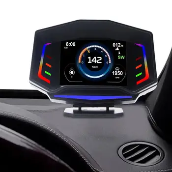 Afișare HUD Pentru Auto OBD2 Universal Head-Up Display Obd2 Ecartament Display Digital, Vitezometru GPS Cu Speedup Test Test de Frânare
