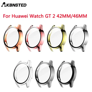 AKBNSTED Placare Coajă de Protecție + Ceas 3D Folie de Protectie Pentru Huawei Watch GT 2 42MM/46MM Ceas Inteligent de Înlocuire Caz Ceas 0