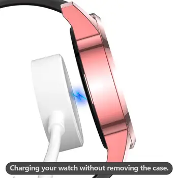 AKBNSTED Placare Coajă de Protecție + Ceas 3D Folie de Protectie Pentru Huawei Watch GT 2 42MM/46MM Ceas Inteligent de Înlocuire Caz Ceas 5