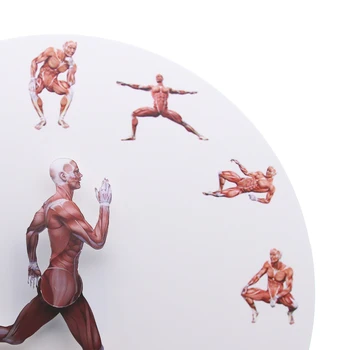 Anatomia Masculină Musculatura Ceas De Perete Anatomice Running Man Minimalist Ceas De Perete Muscular În Acțiune Ceasuri De Perete Medic Cadou 1