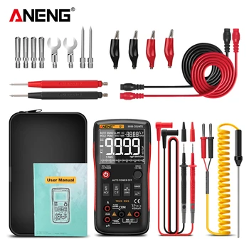 ANENG T1 Multimetru Digital 9999 Contează Tester Profesional Metru Baterii Multifunctionale Detector