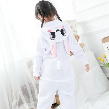 Animale Anime Cosplay Costum de Iepure pentru Băiat Fete Halloween Dress Toddler Fancy Copii de Desene animate Drăguț Pijama Petrecere de Carnaval