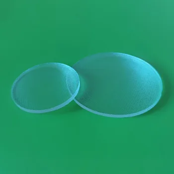 Anti-orbire strălucire pânză model de foaie de sticlă LED-uri de înaltă transparență optică placă de sticlă plat transparent corp de iluminat disc