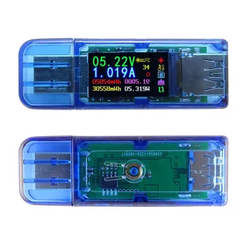 AT34 USB 3.0 Culoare LCD Ampermetru Voltmetru Digital Tensiunea de Contor Curent Multimetru de Încărcare a Bateriei Power Bank USB Tester