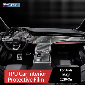 Auto-Vindecare Anti Scratch Top PPF Vinil Consola centrala de Bord Masina Vopsea de Interior Folie de Protectie Pentru Audi RSQ8 2020 2021 2022